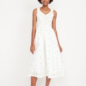 Old Navy White Floral Top